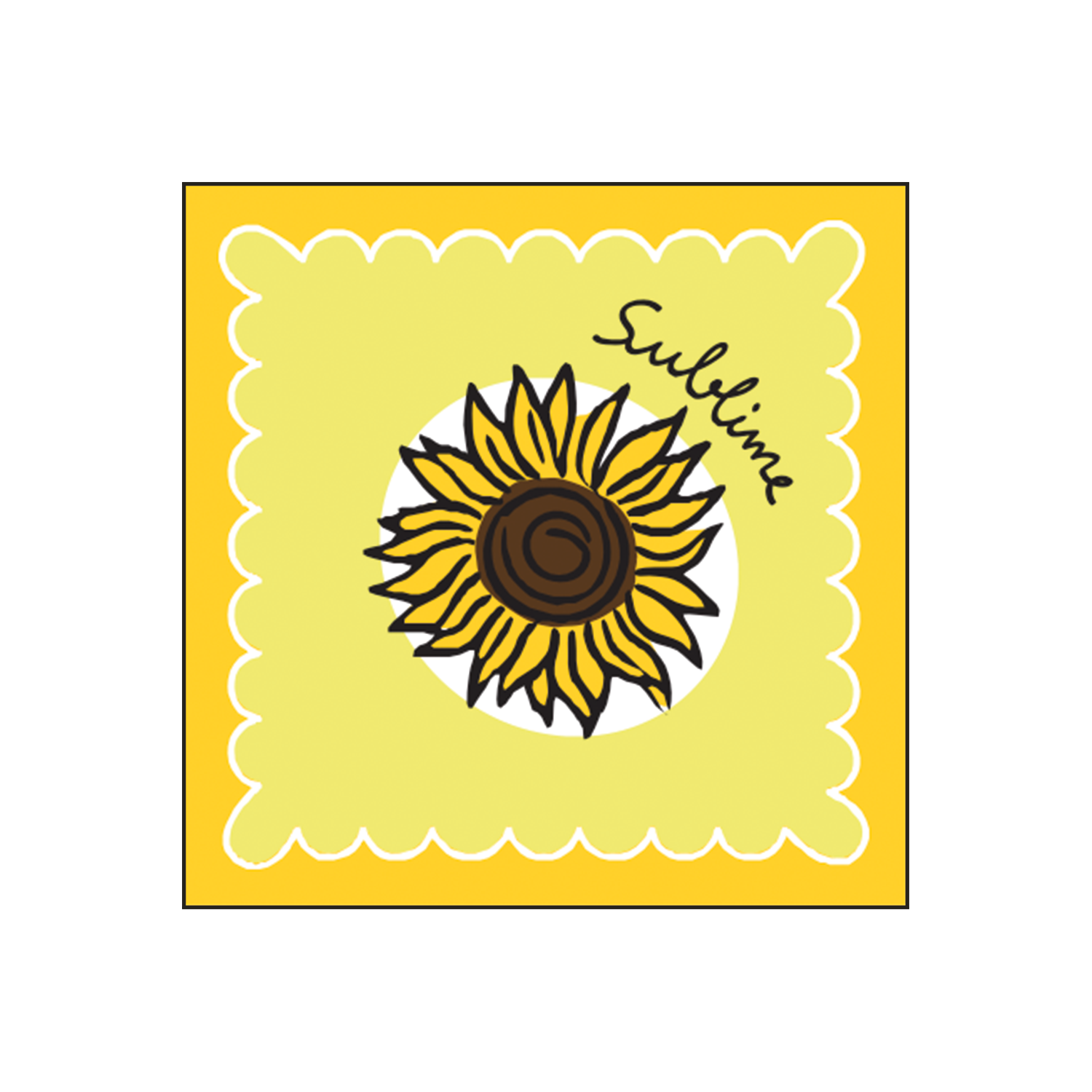 Papieren Servetten - Zonnebloem