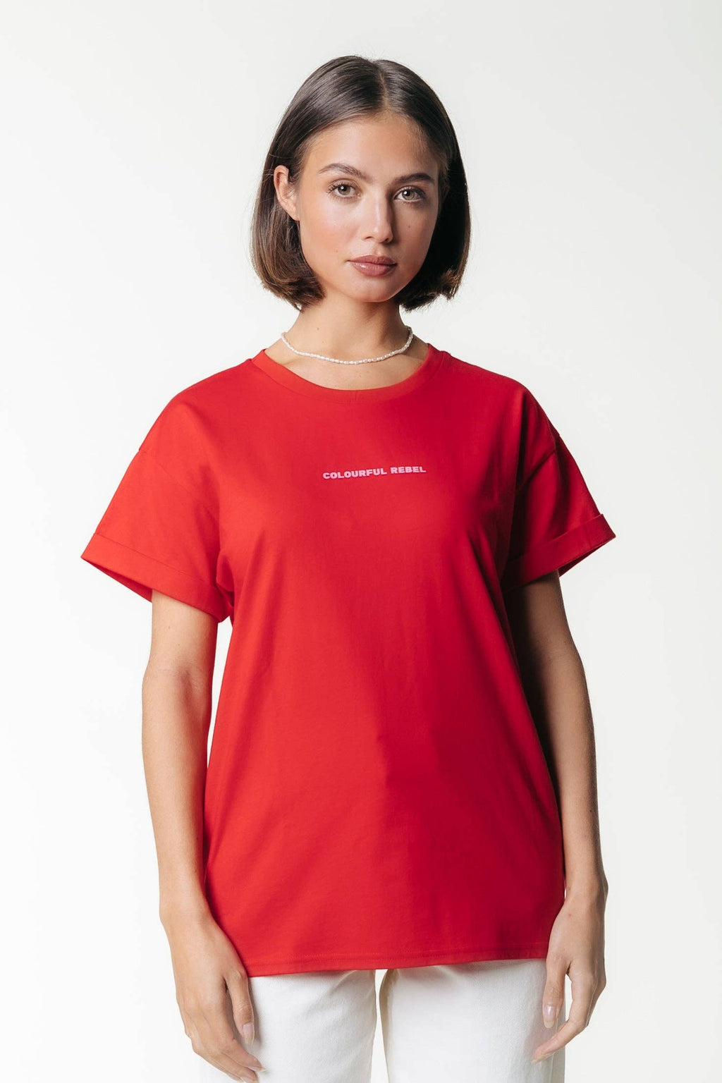 Uni Logo T-Shirt - Racing Rood