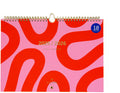A-Journal 18 months Family Planner – Flow Pink