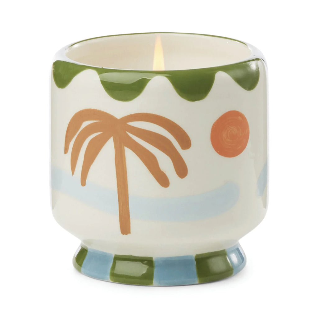 Adopo Palm Tree Ceramic Candle - Lush Palms