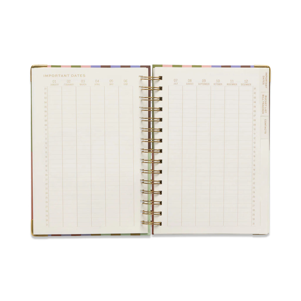 Undated 13 Month Perpetual Planner