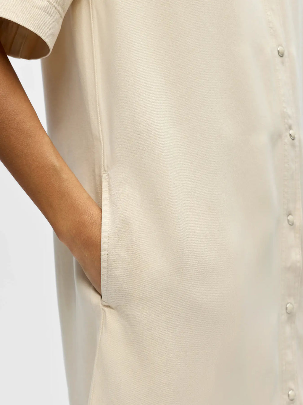 Object Denim Dress - Birch