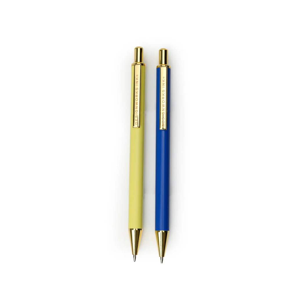 Designworks Ink - Mechanical Pencils Cobalt & Citron (set of 2)