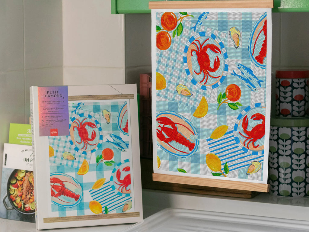 Diamond Painting - Citrus And Lobster