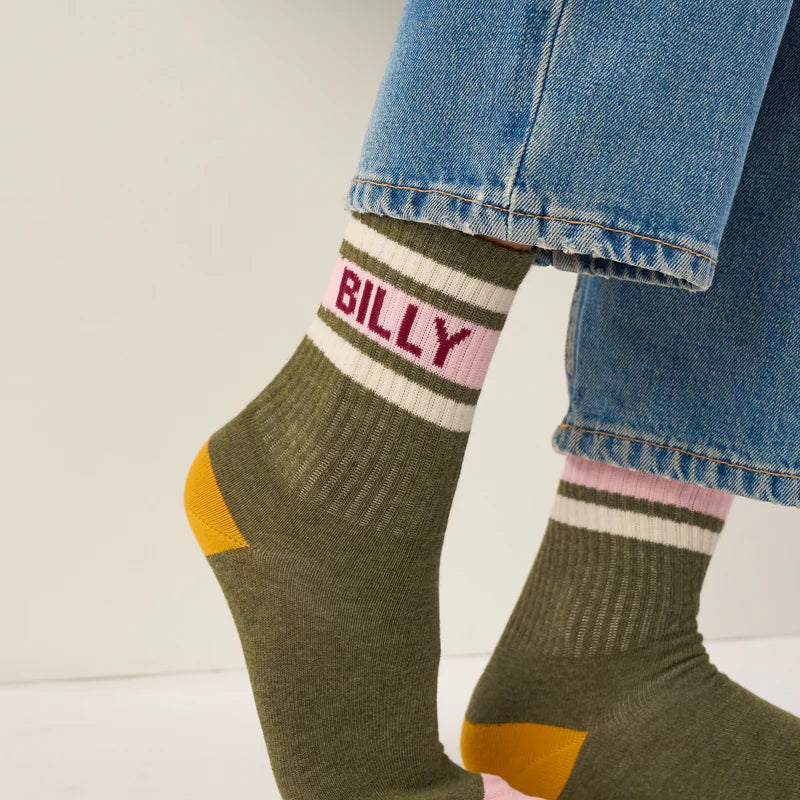 Billybelt Sokken - Groen Gestreept