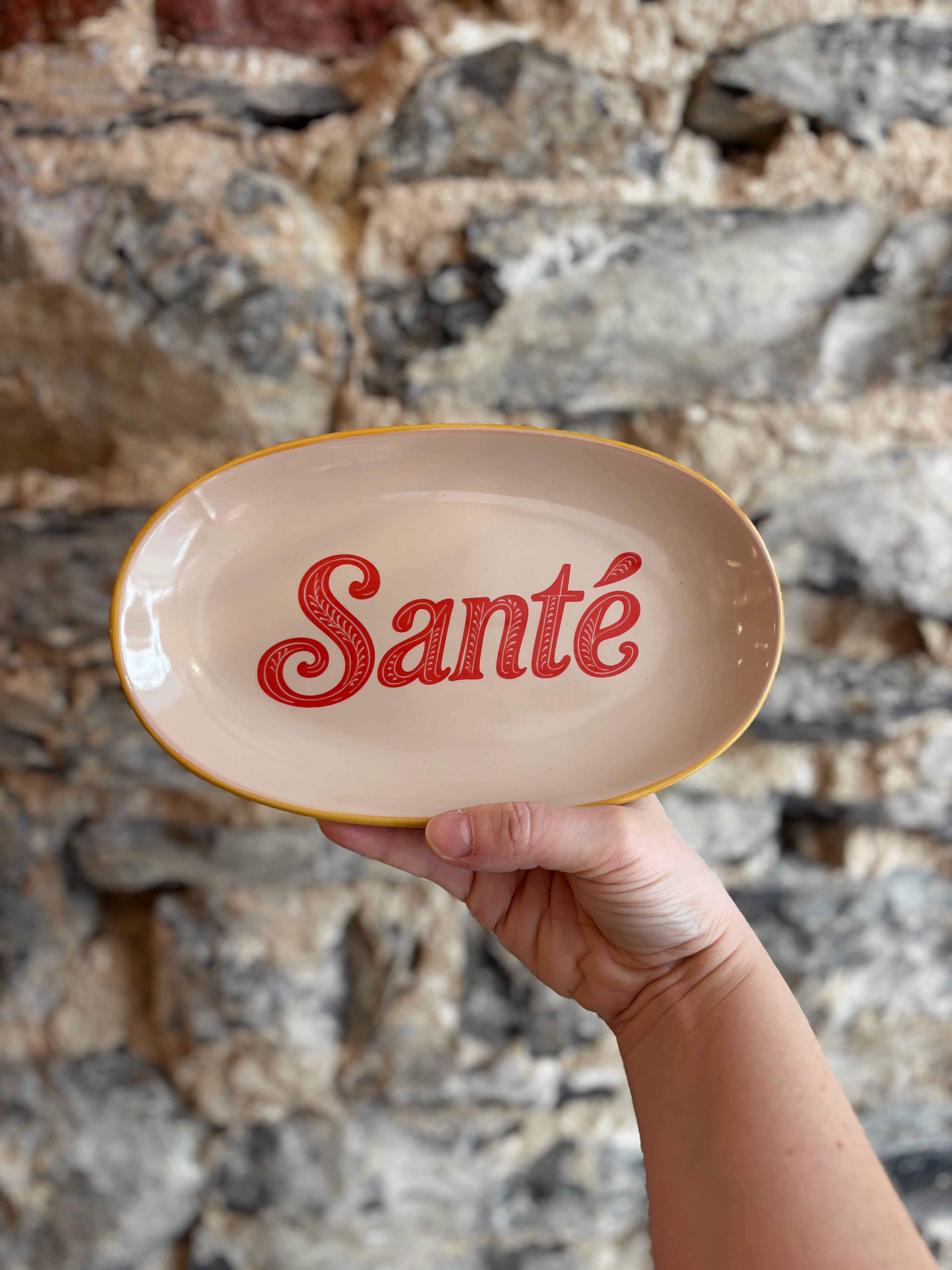 Bord Santé Keramiek - Beige