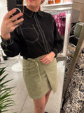 Object Wrap Skirt - Tea