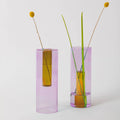 Reversible Glass Vase - Large - Lilac/Peach