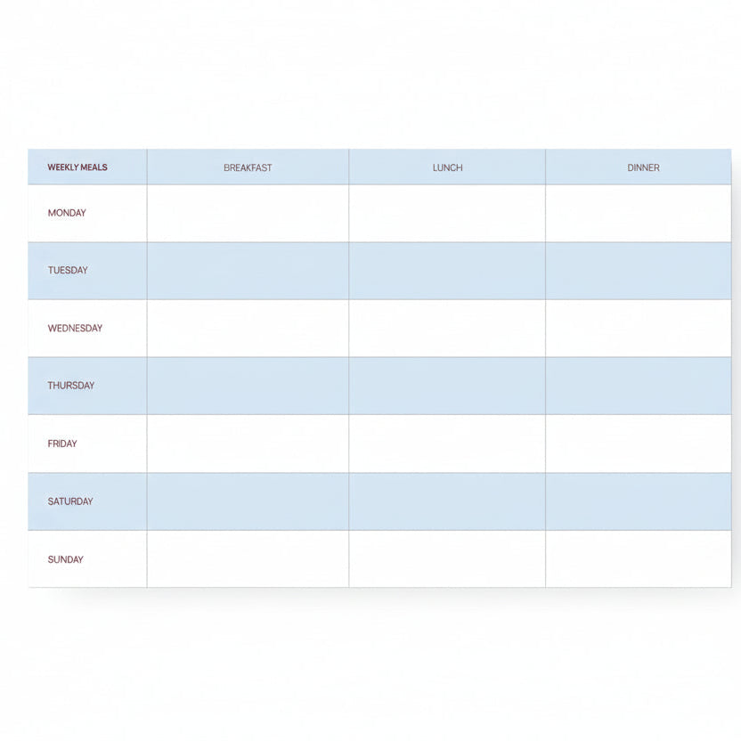 A-Journal Meal Planner