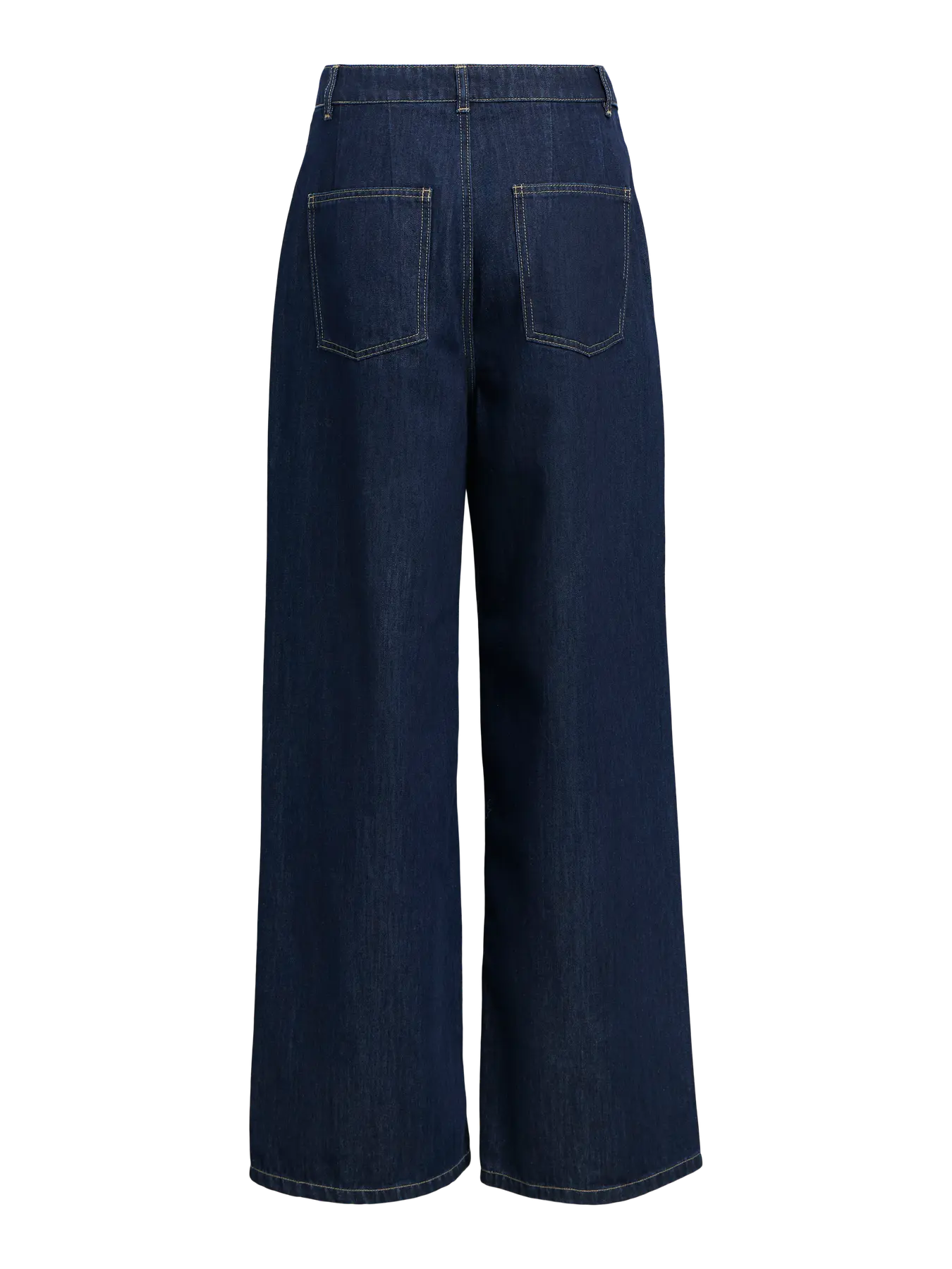 Object Mid Waist Jeans- Dark Blue Denim
