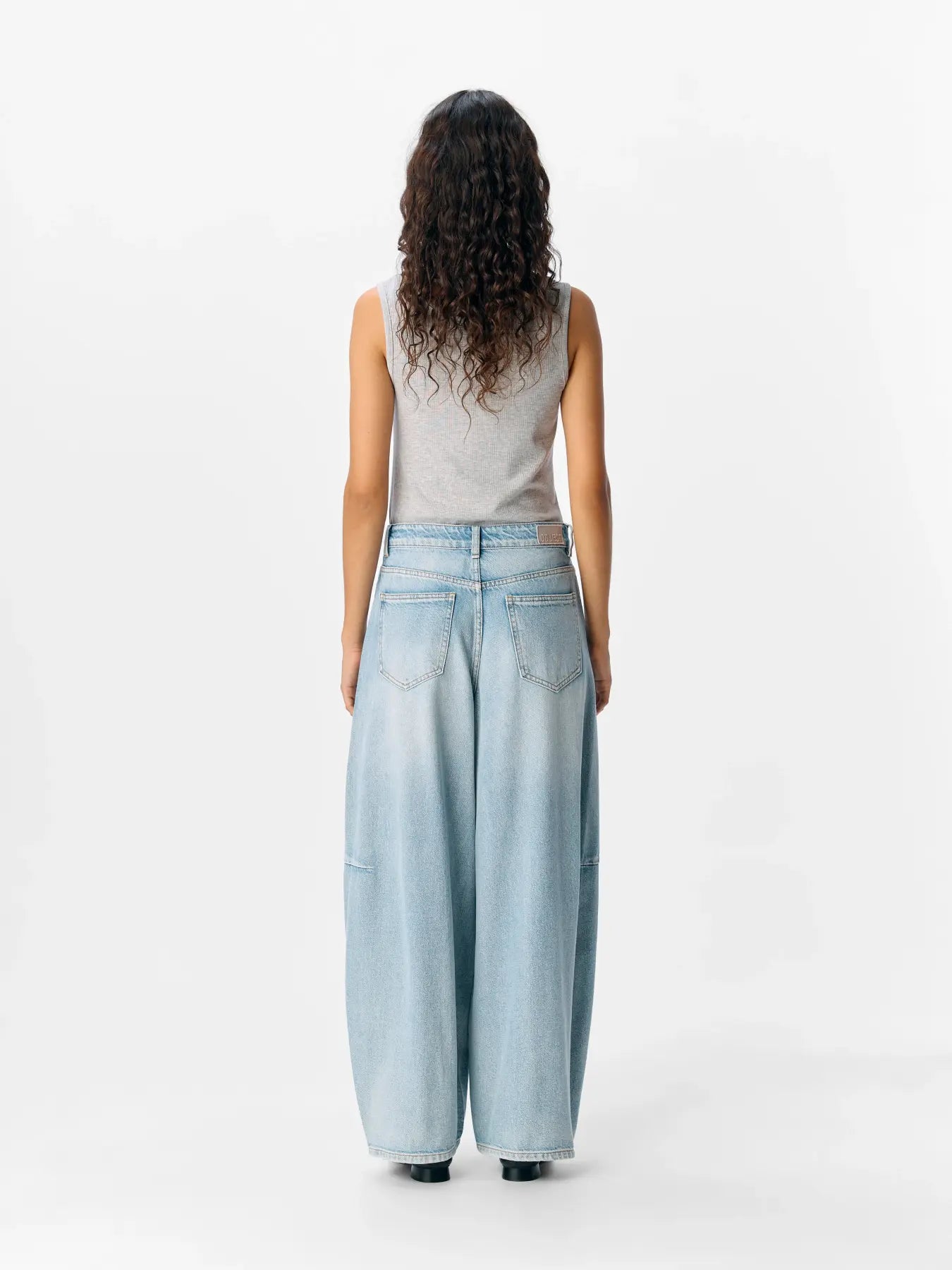 Object Barrel Jeans - Light Blue