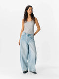 Object Barrel Jeans - Light Blue