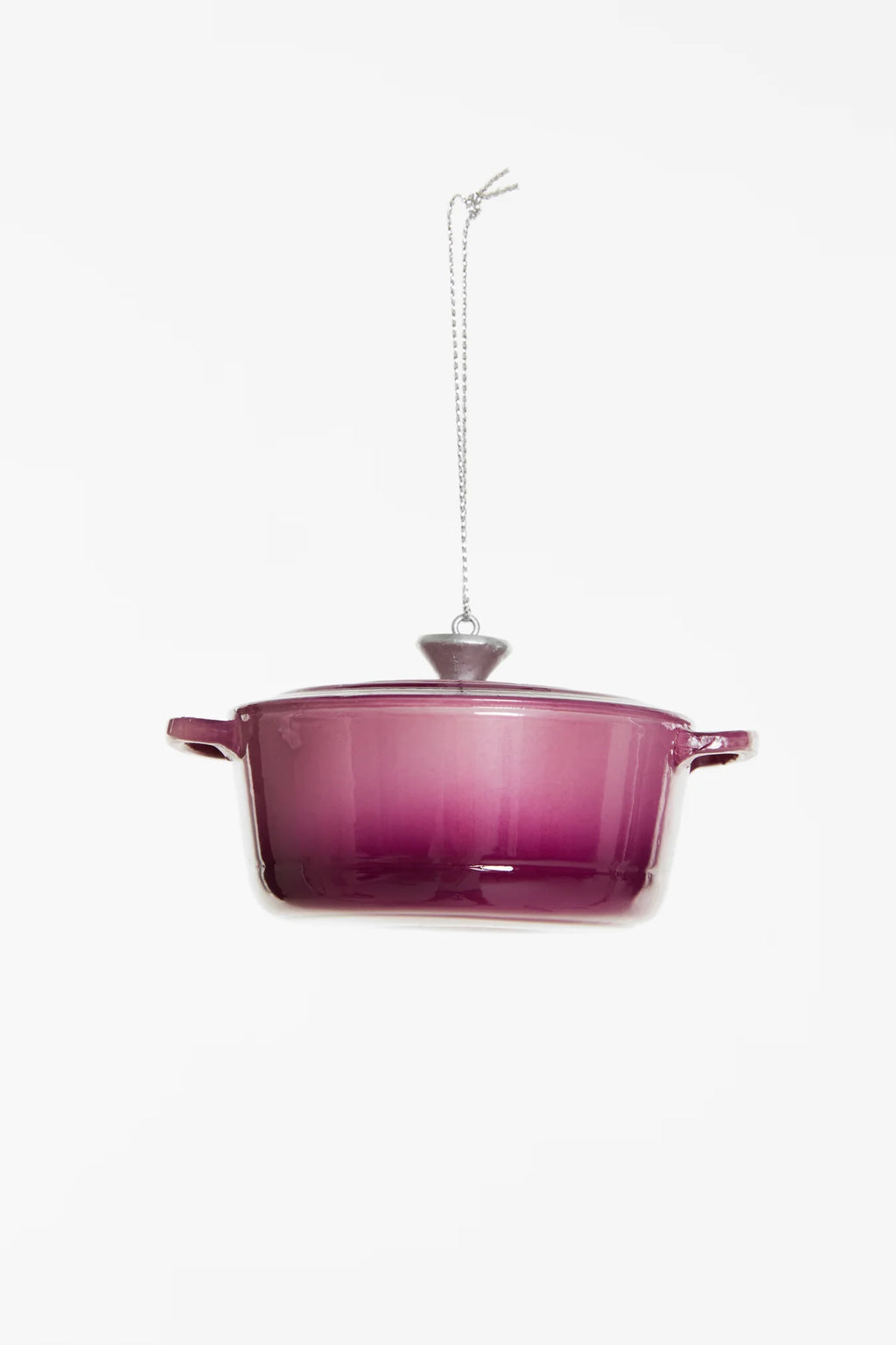 Kerstornament - Gietijzeren Pan Paars