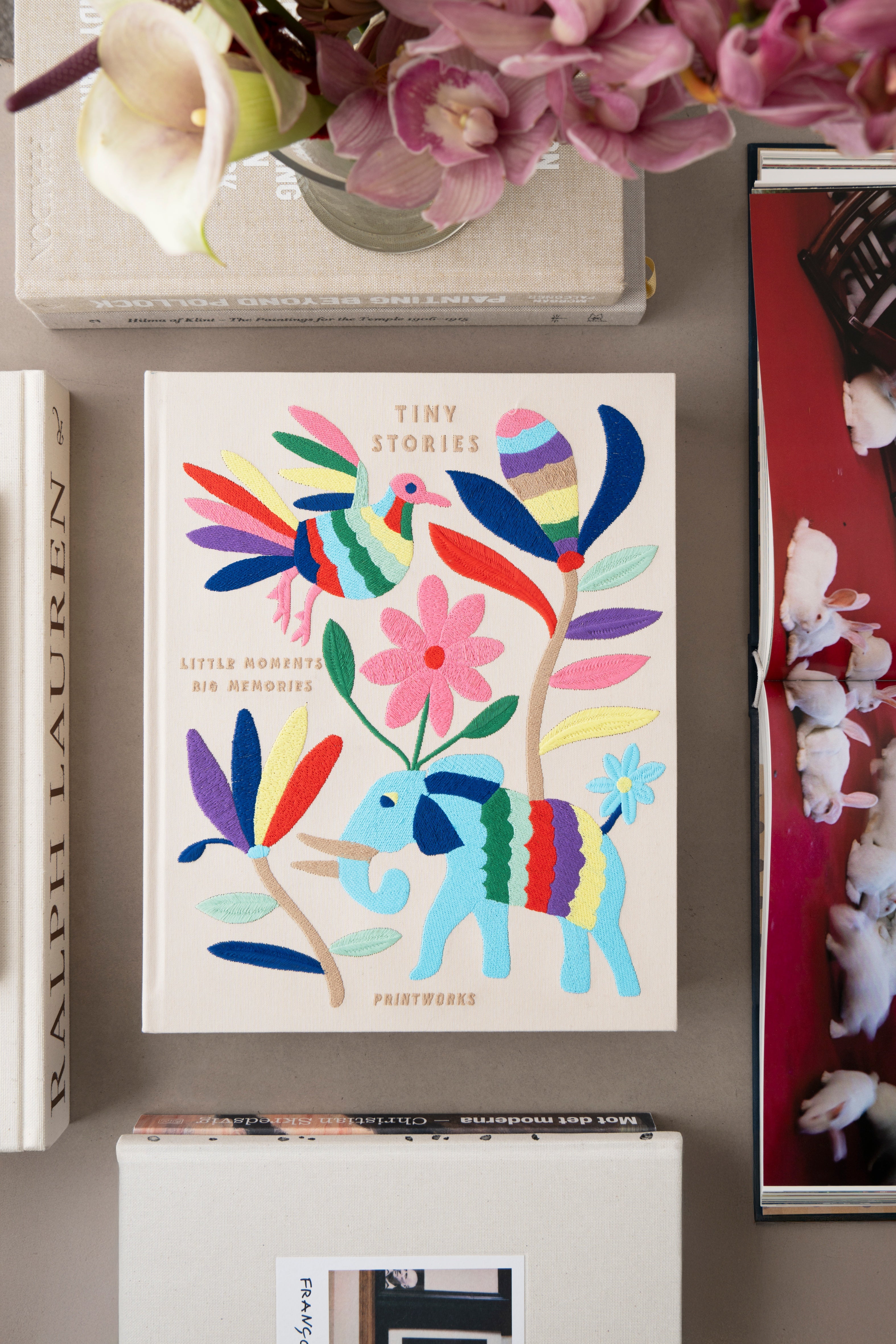 Printworks Embroidered Photo Album - Tiny Stories