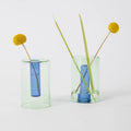Reversible Glass Vase - Small - Green/Blue