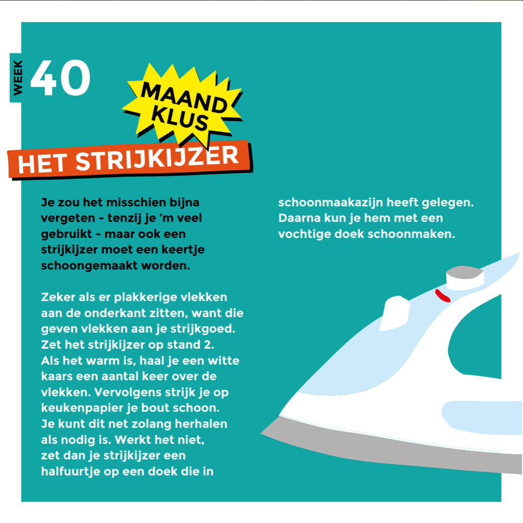 Schoonmaakkalender