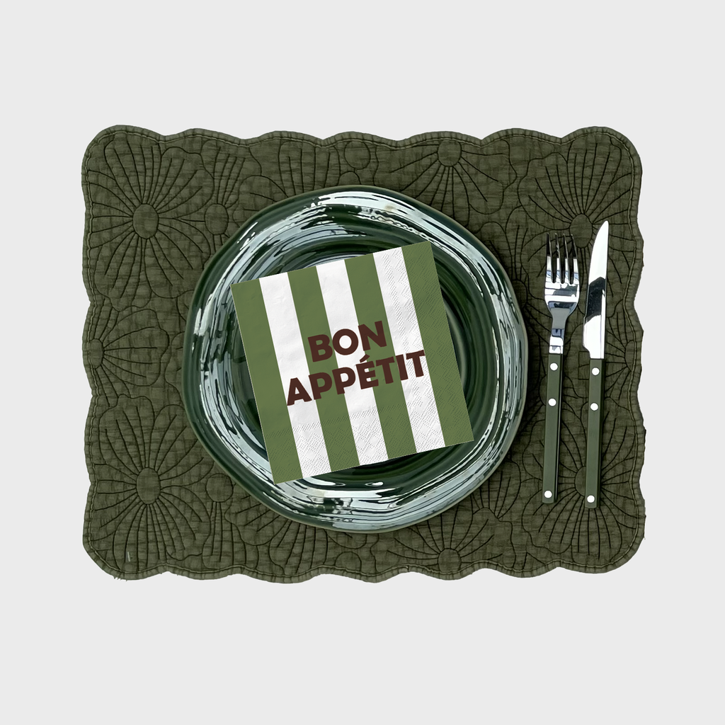 Papieren Servetten - Bon Appétit