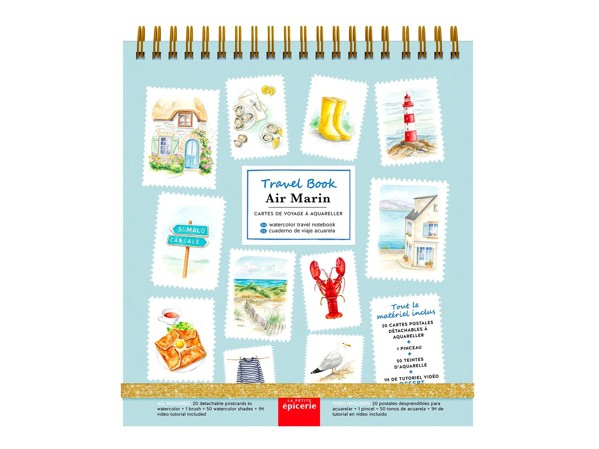 Travel Book Watercolor
