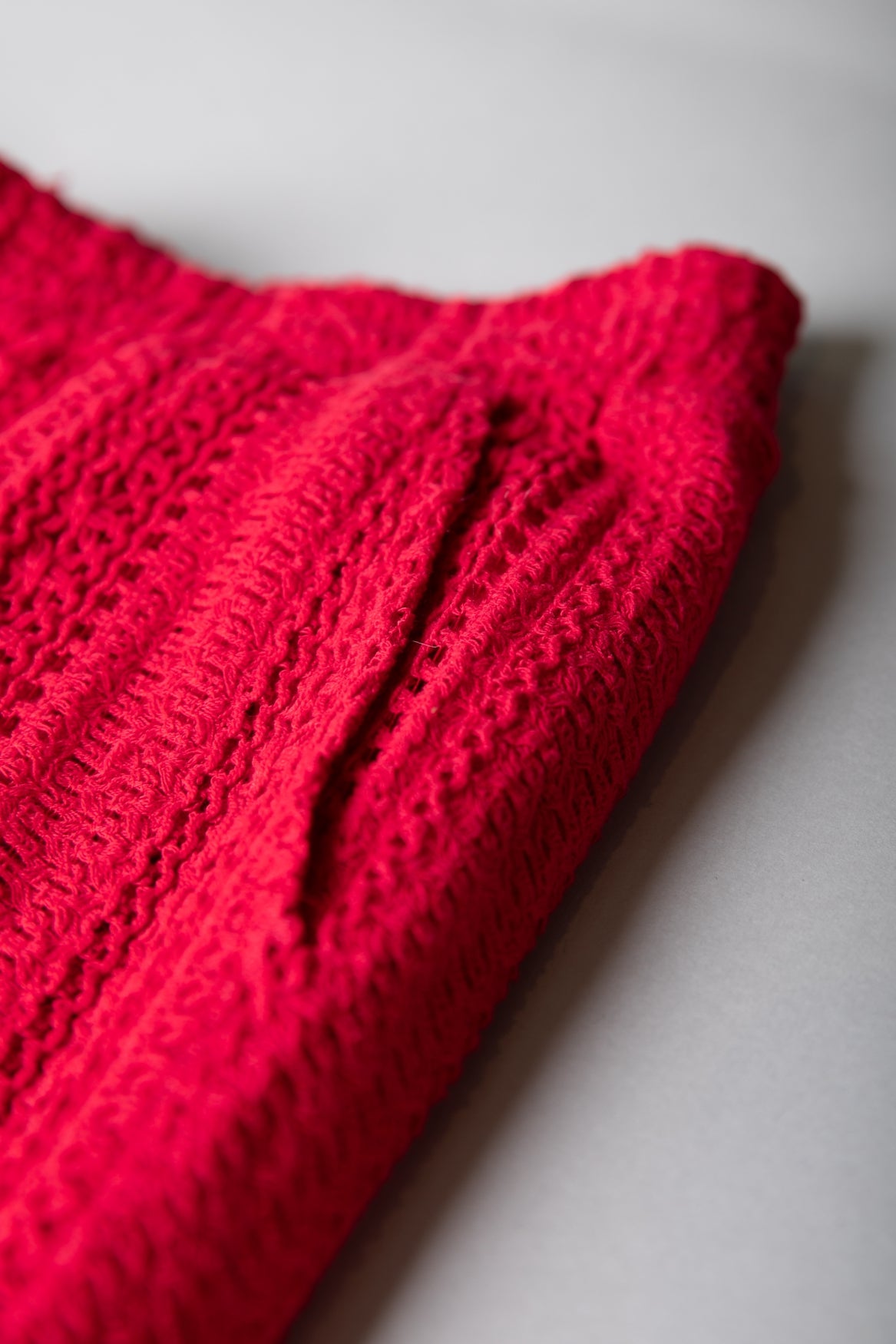 Melody Crochet Straight Pants - Poppy Red