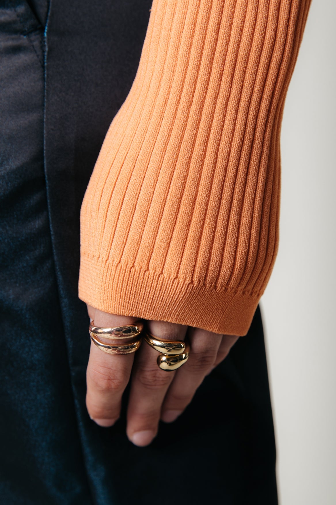 Nori Fine Knit Cropped Longsleeve Polo