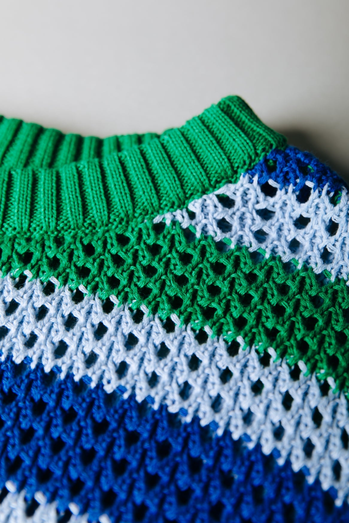 Hope Crochet Stripe Top - Multicolor