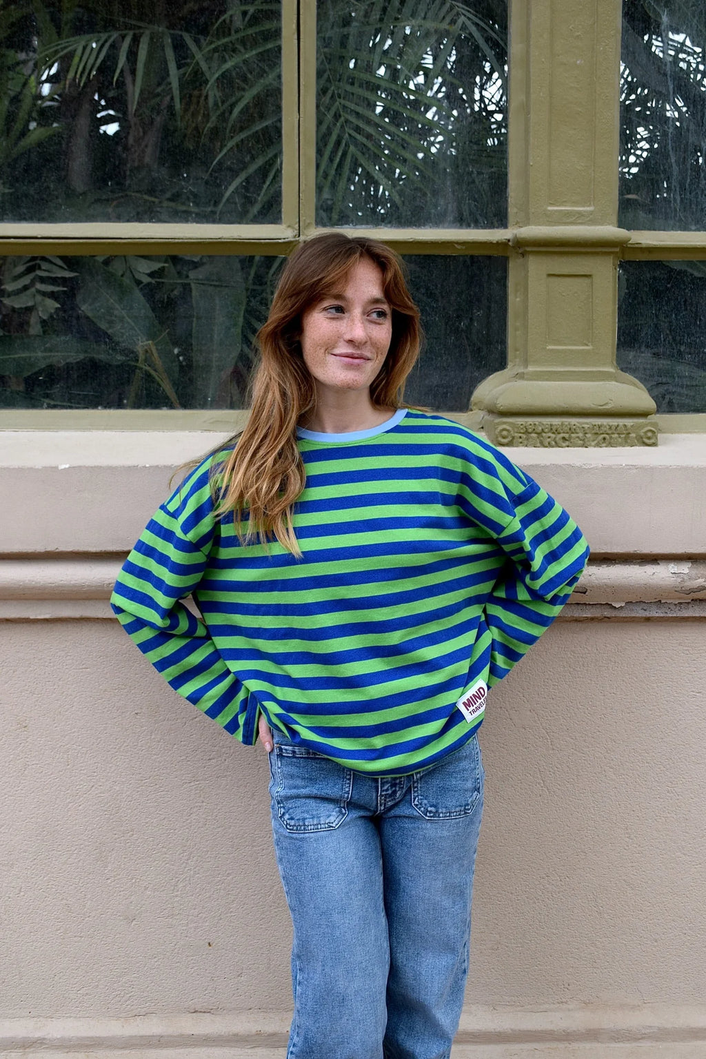 Mindtraveler Shirt Nuria - Groen en Blauw