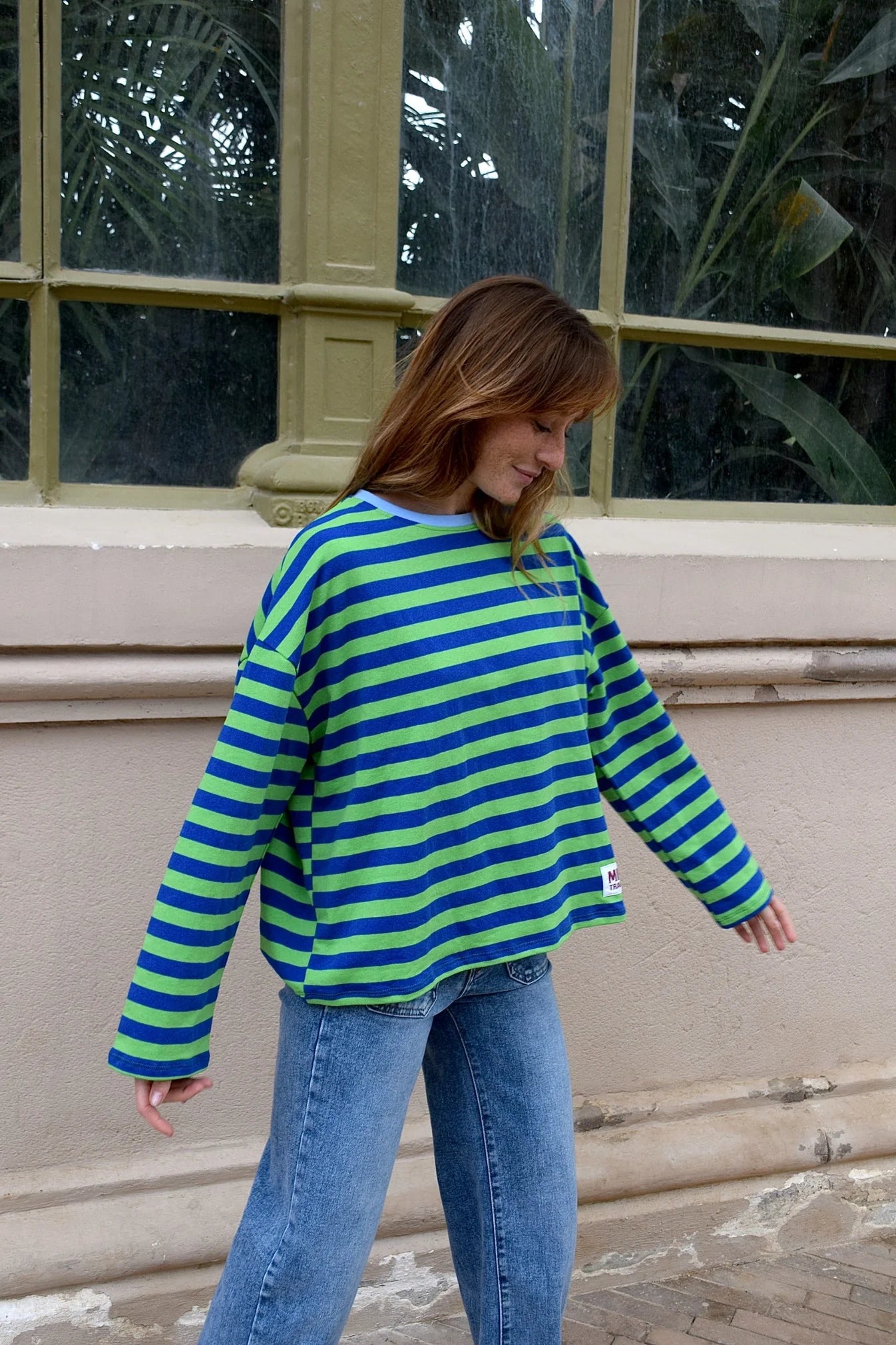 Mindtraveler Shirt Nuria - Groen en Blauw