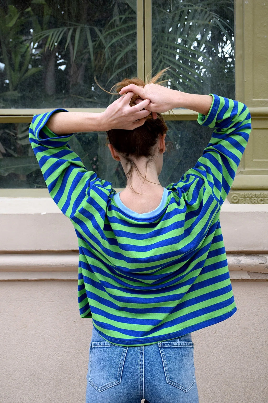 Mindtraveler Shirt Nuria - Groen en Blauw