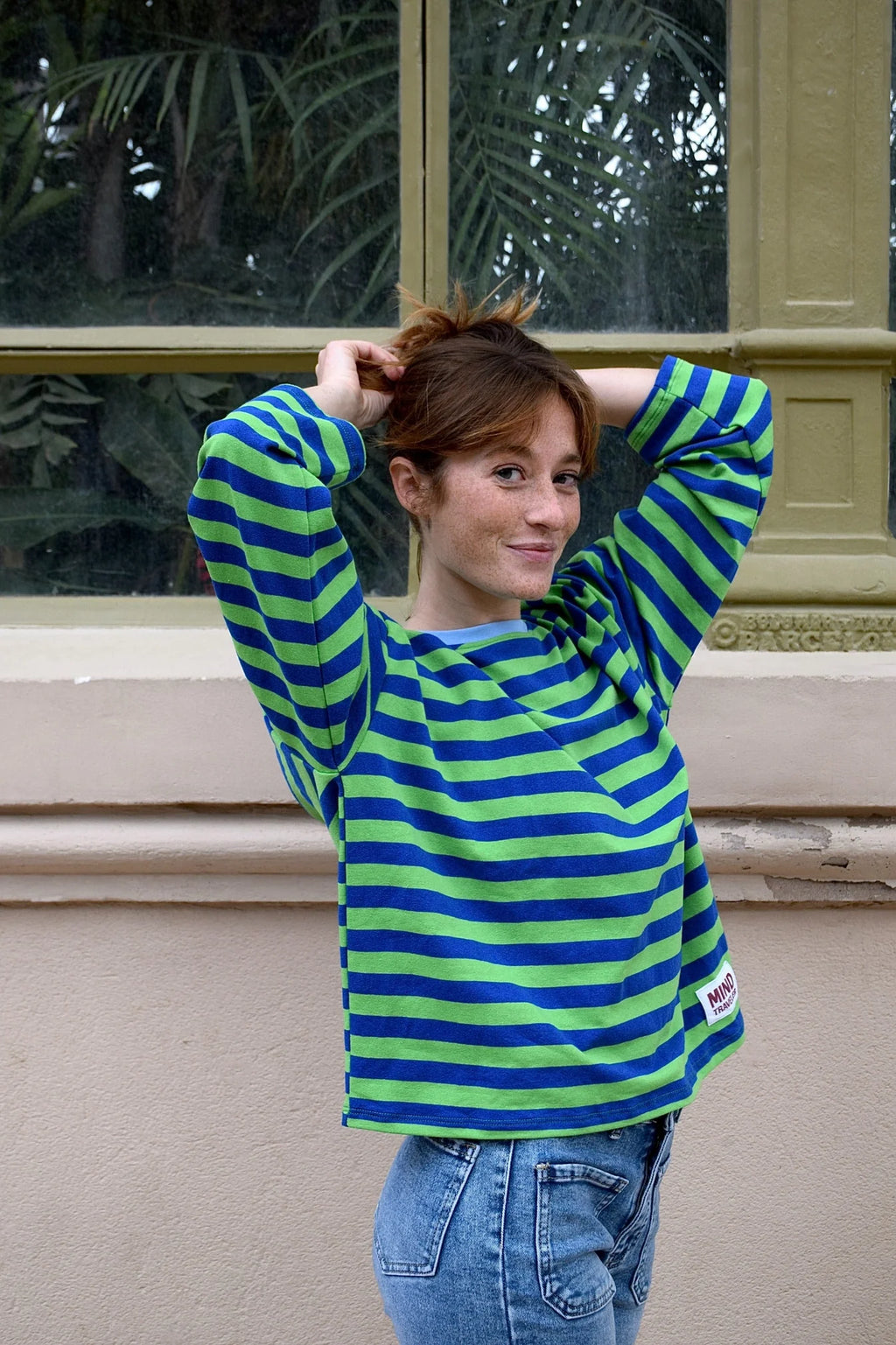 Mindtraveler Shirt Nuria - Groen en Blauw