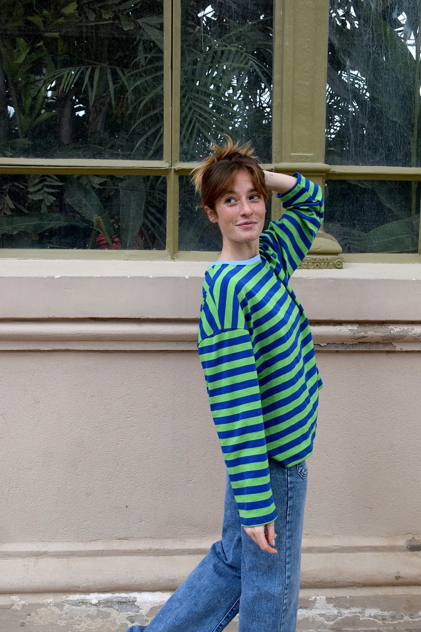 Mindtraveler Shirt Nuria - Groen en Blauw