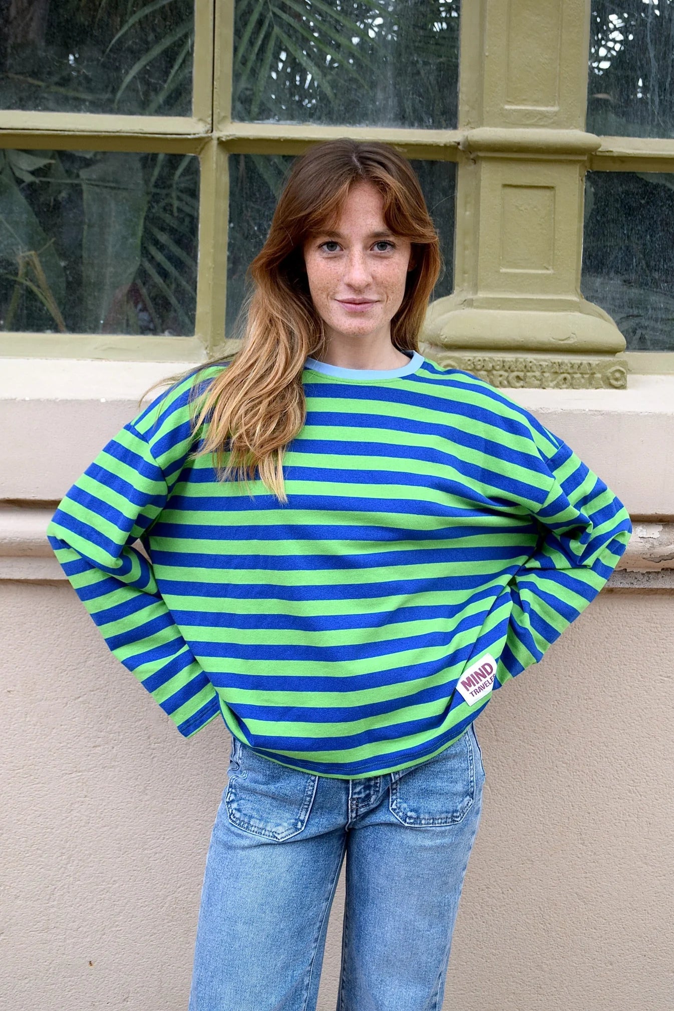 Mindtraveler Shirt Nuria - Groen en Blauw