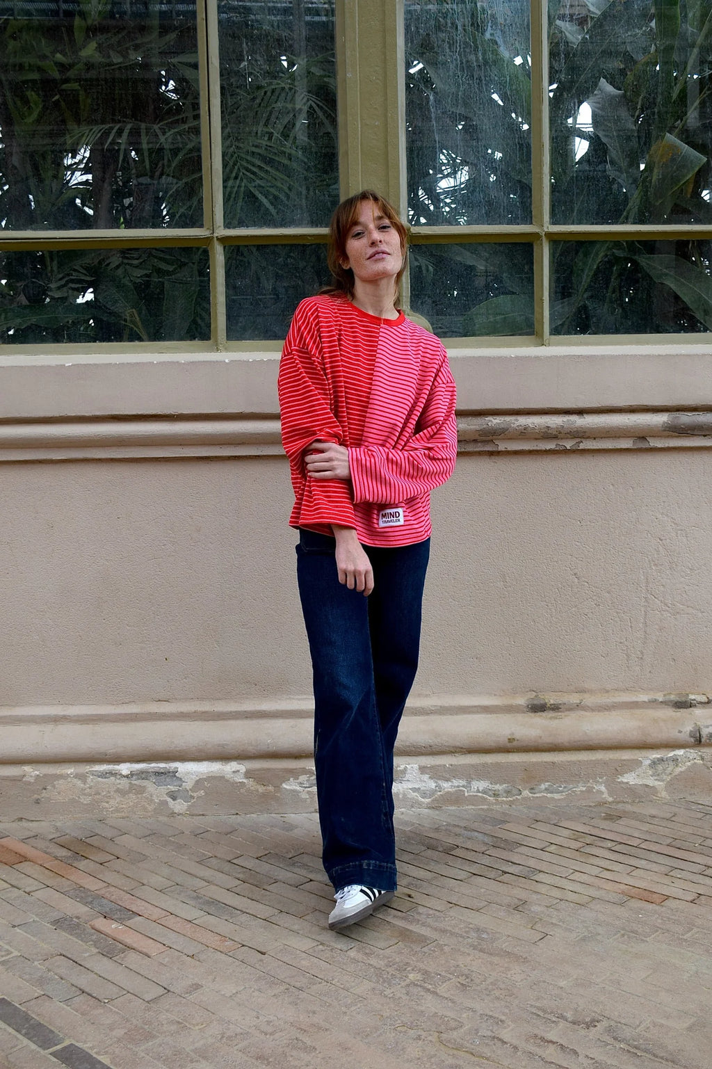 Mindtraveler Shirt Mariona - Rood/Roze