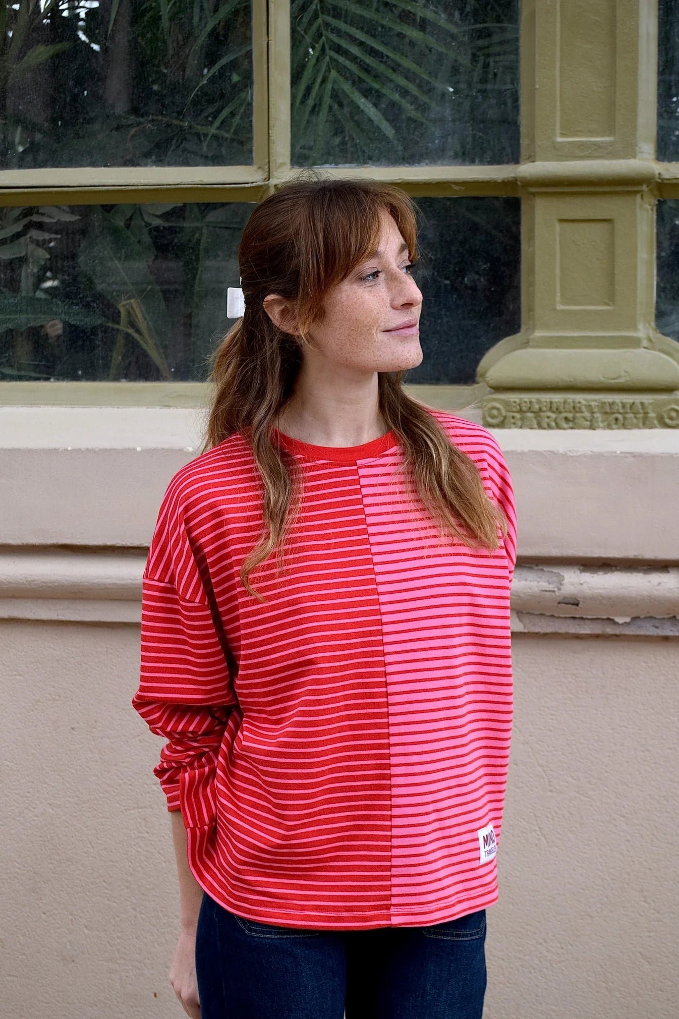Mindtraveler Shirt Mariona - Rood/Roze