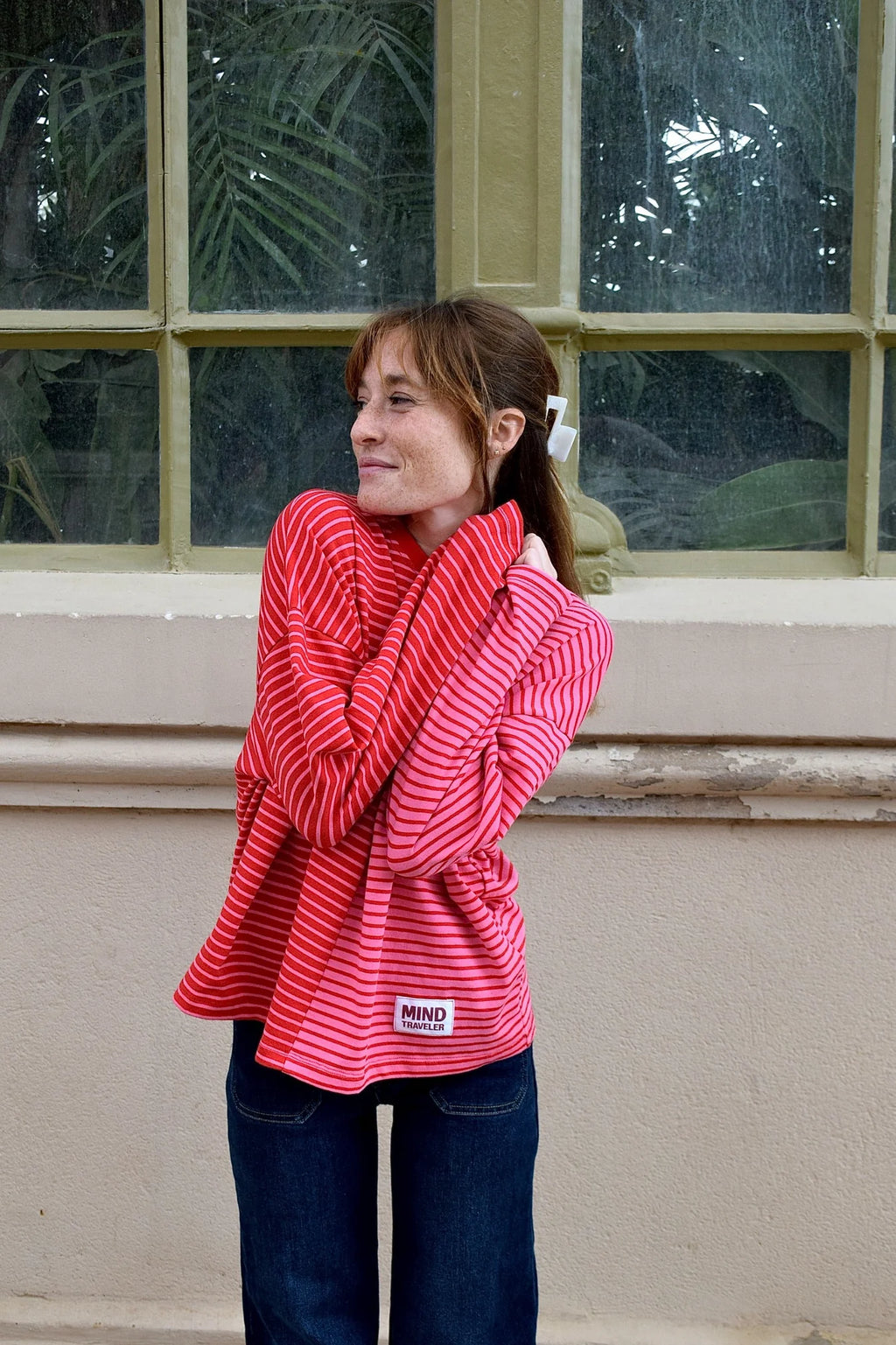 Mindtraveler Shirt Mariona - Rood/Roze