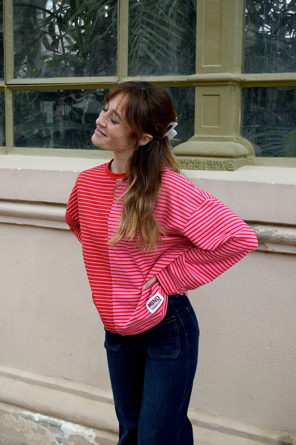 Mindtraveler Shirt Mariona - Rood/Roze