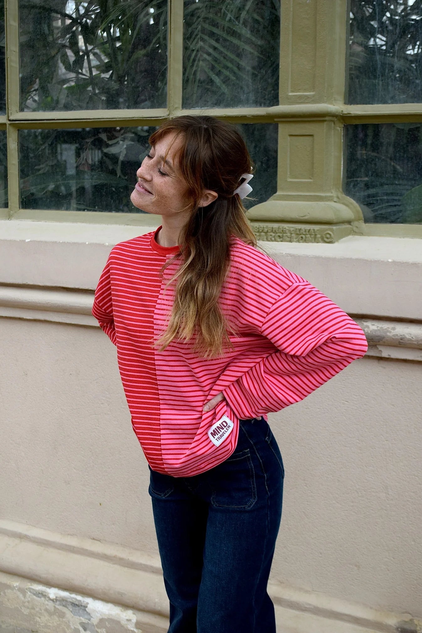 Mindtraveler Shirt Mariona - Rood/Roze