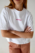 Mindtraveler Agata Cross Back T-Shirt - White