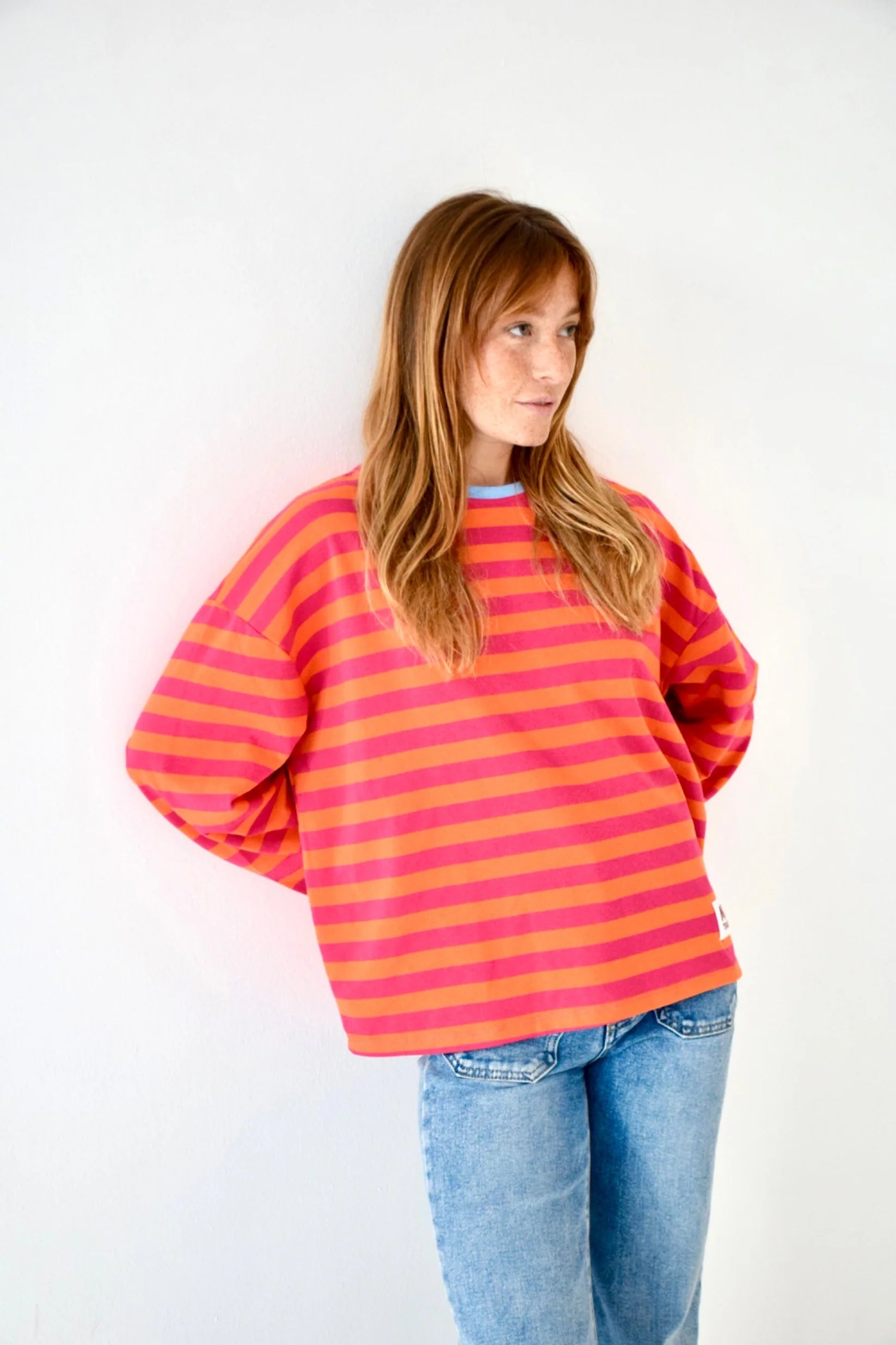 Mindtraveler Shirt Nuria - Fuschia and Orange