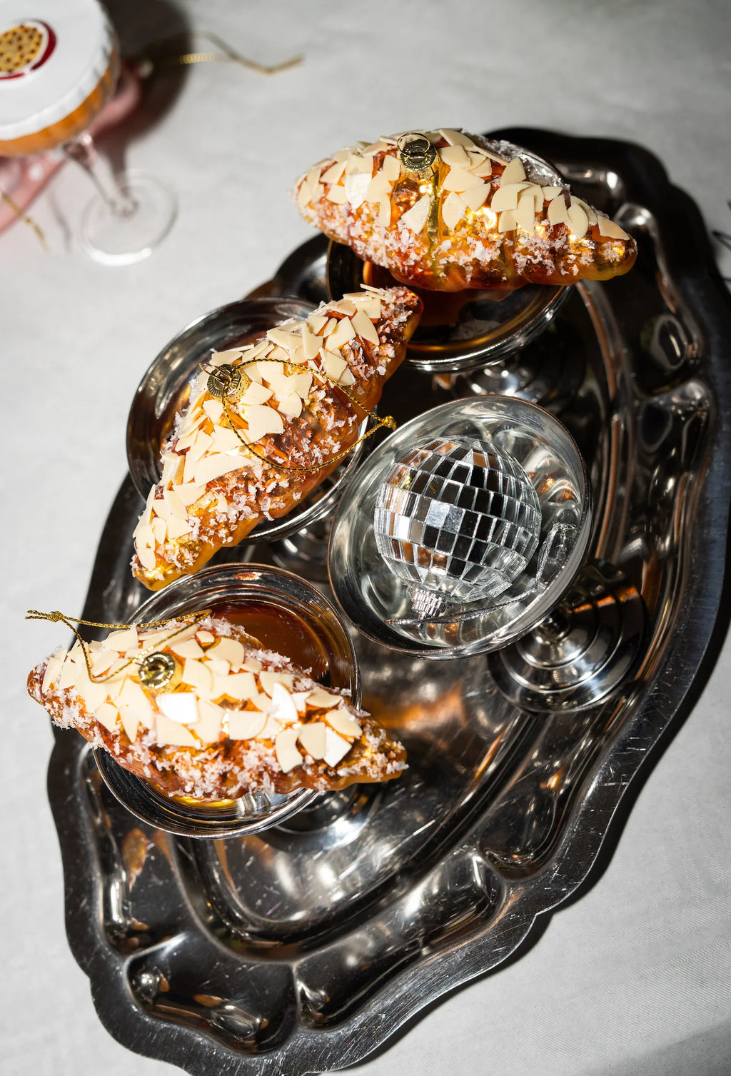 Kerstornament - Amandelcroissant