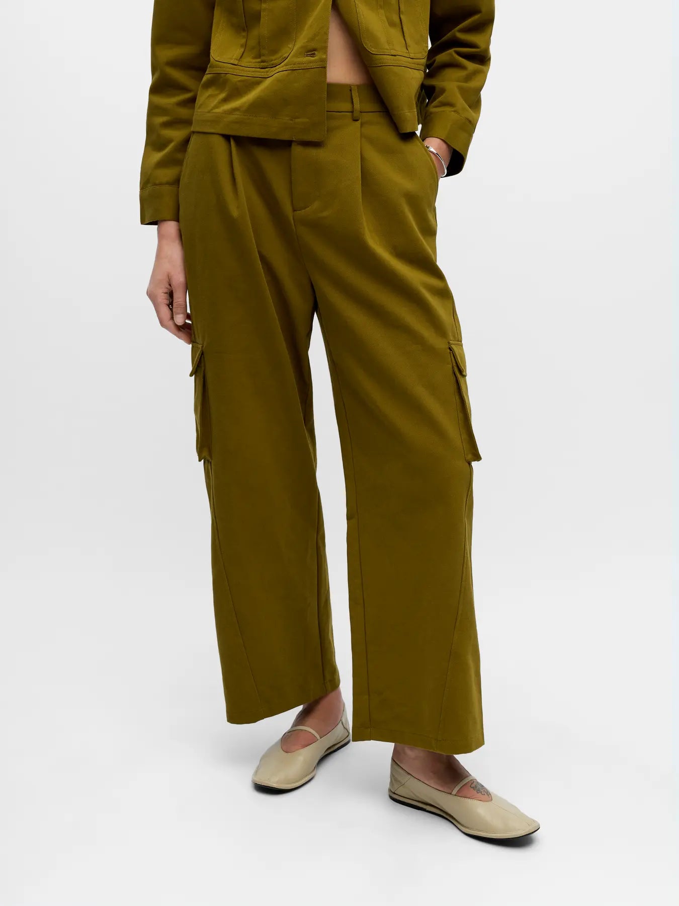 Object Cargo Trousers - Fir Green