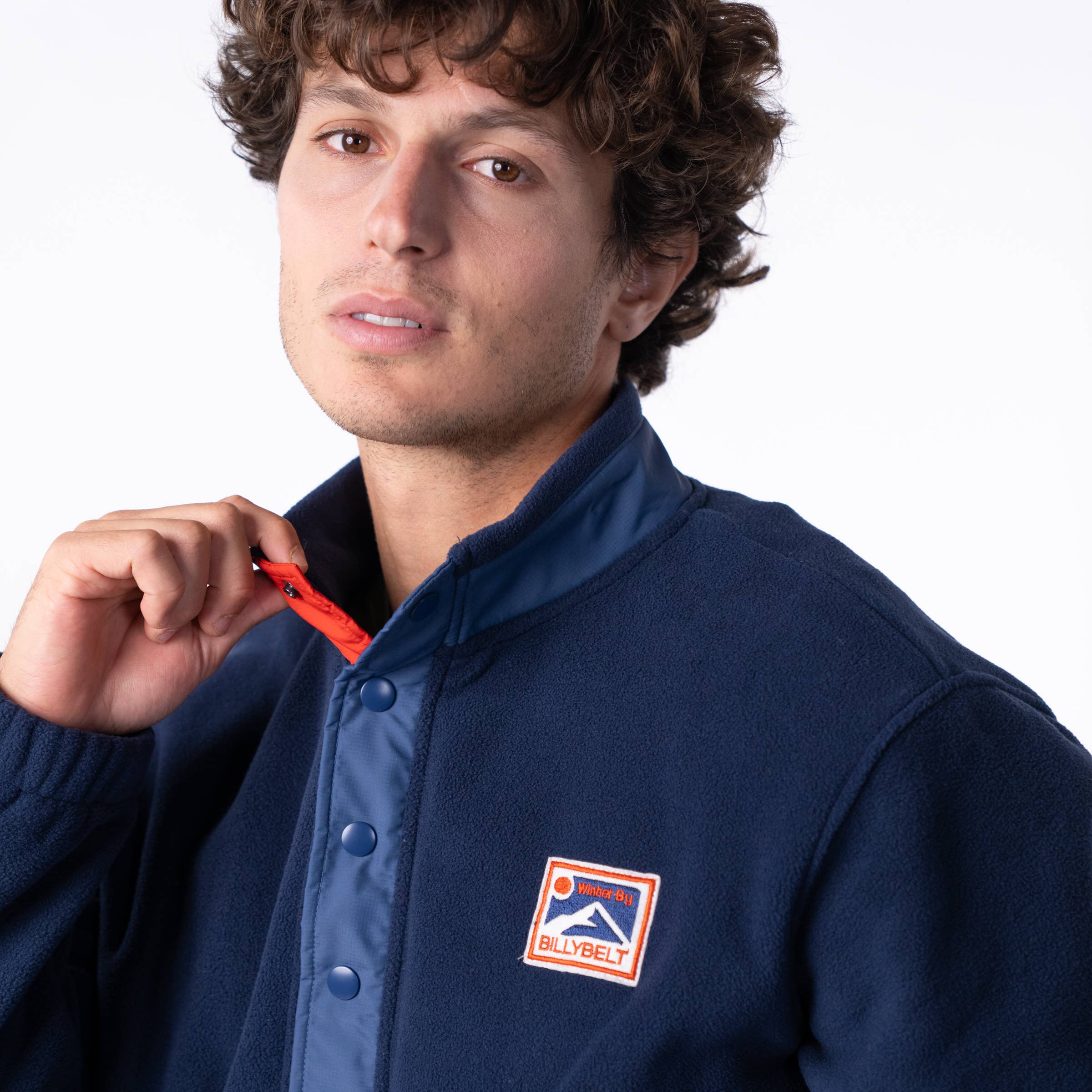 Fleece Trui - Marineblauw