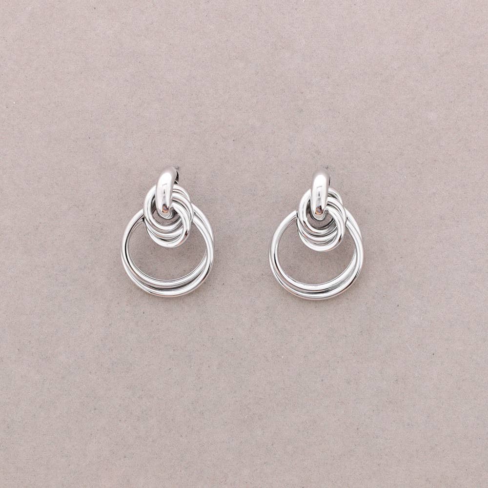 Oorbellen - Gevlochten Ringen