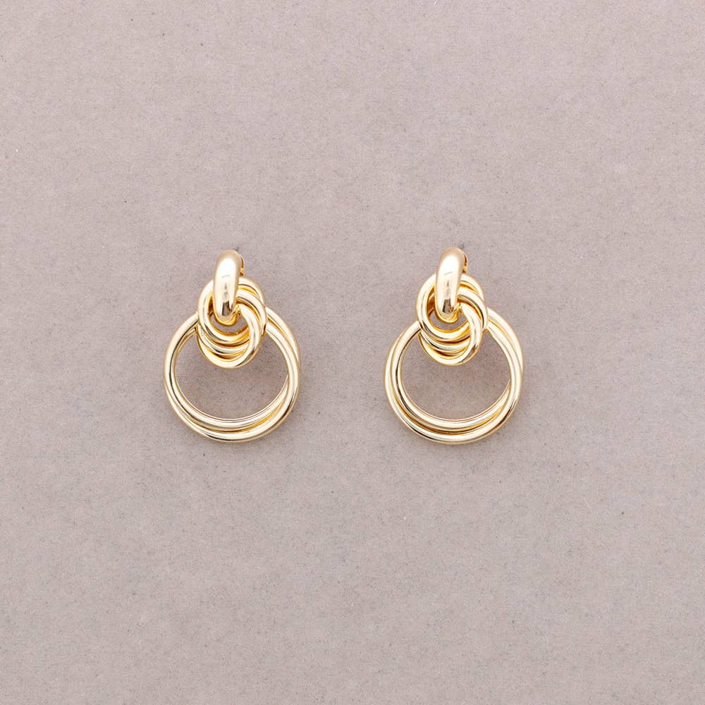 Oorbellen - Gevlochten Ringen