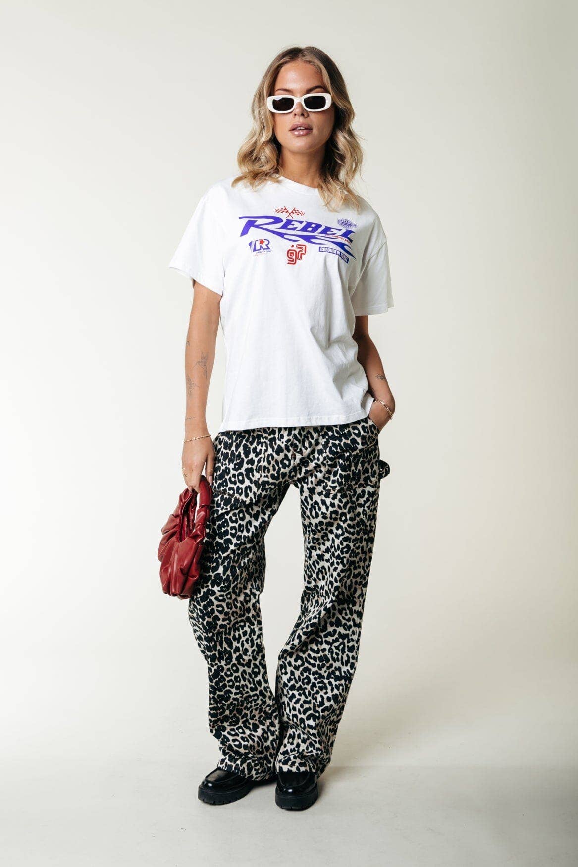 Rebel Racing T-shirt - Wit