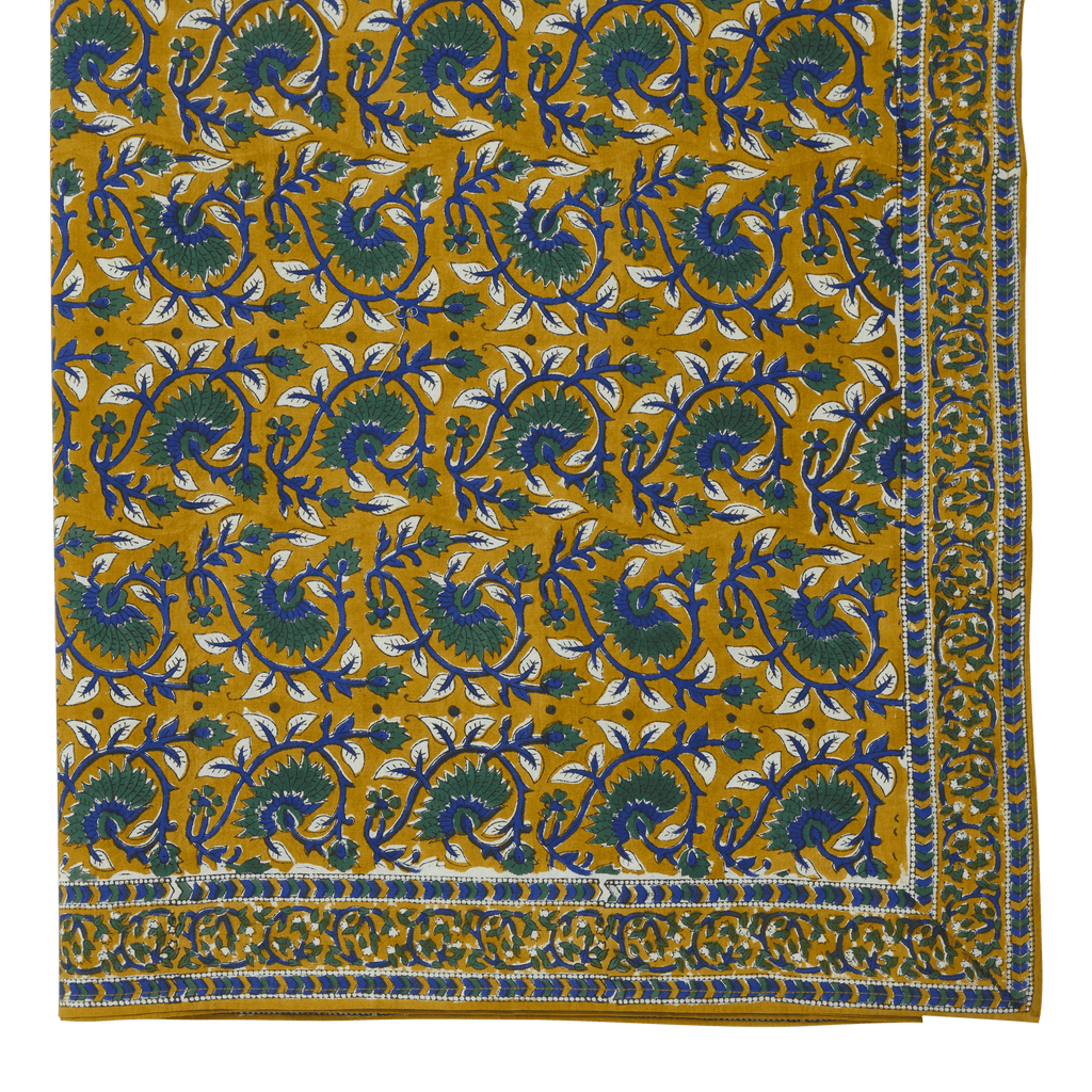 Tafelkleed - Lotus Curry Bloemenprint