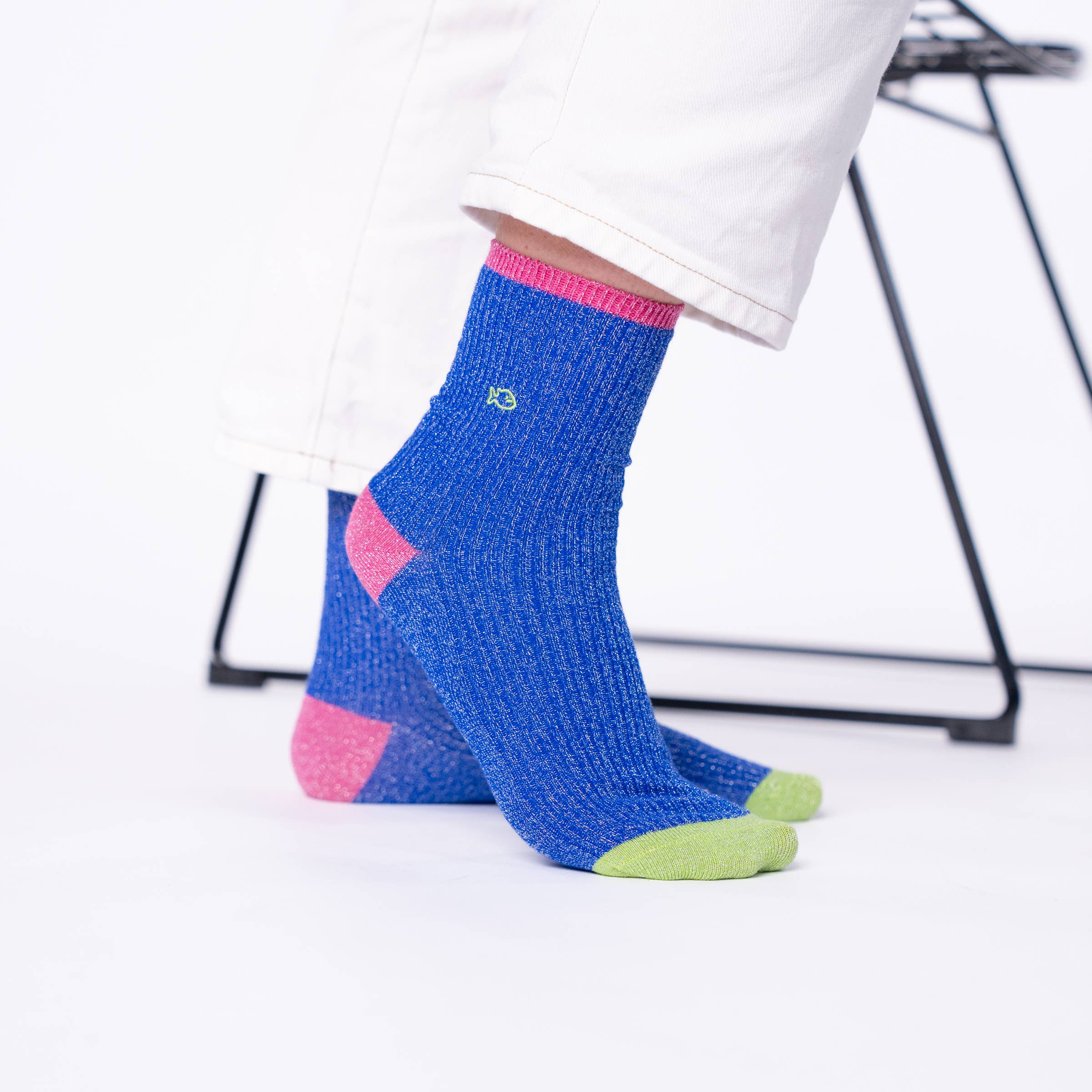 Sokken - Vintage Elektrisch Blauw