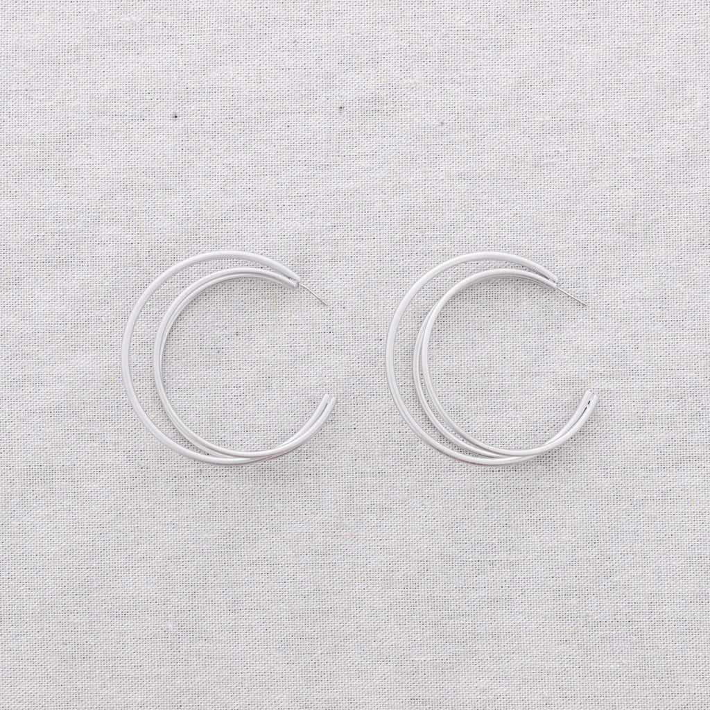 Oorringen Triple Hoop
