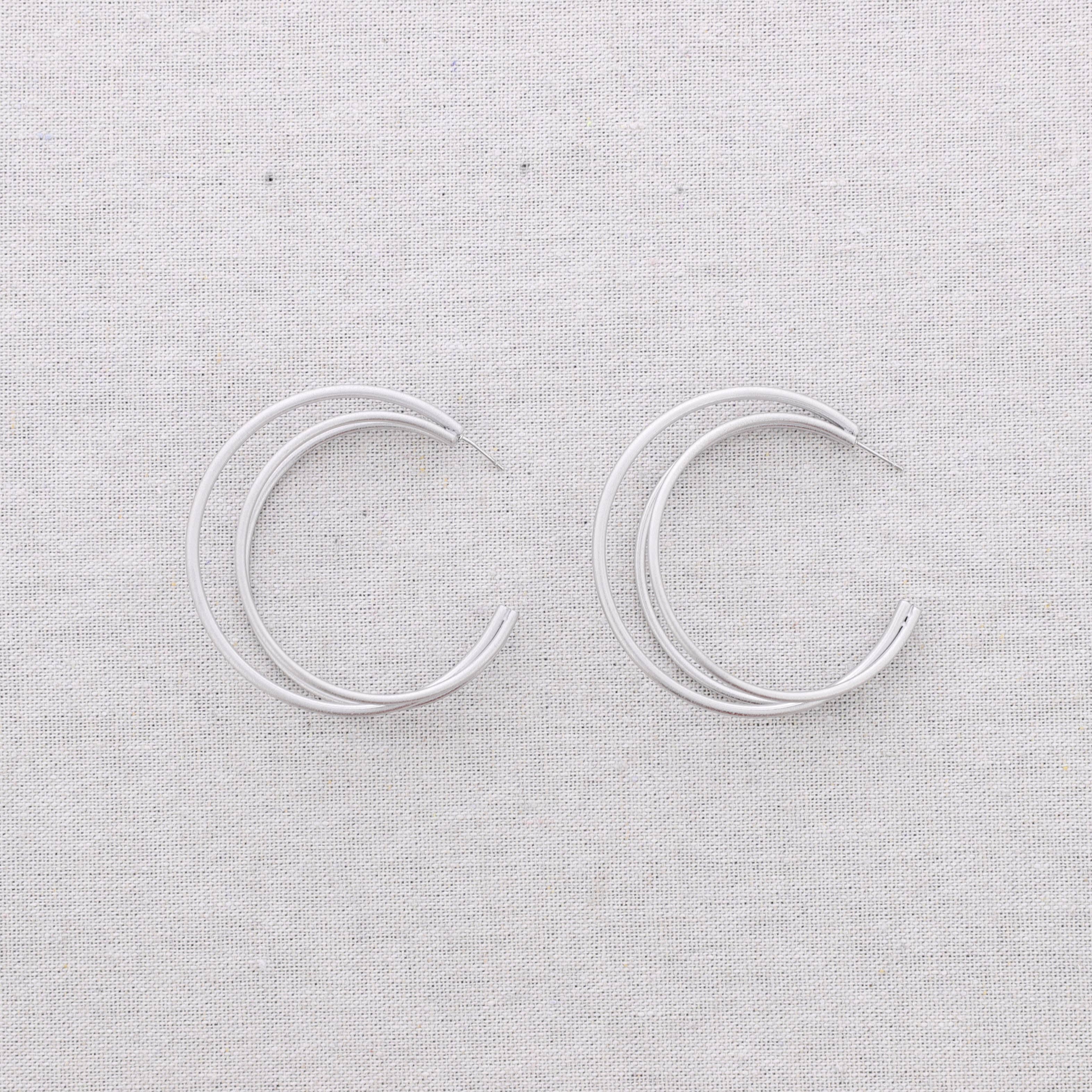Oorringen Triple Hoop