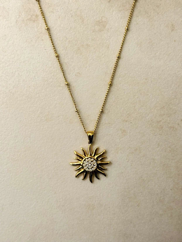 Halsketting - Zirconias Sun