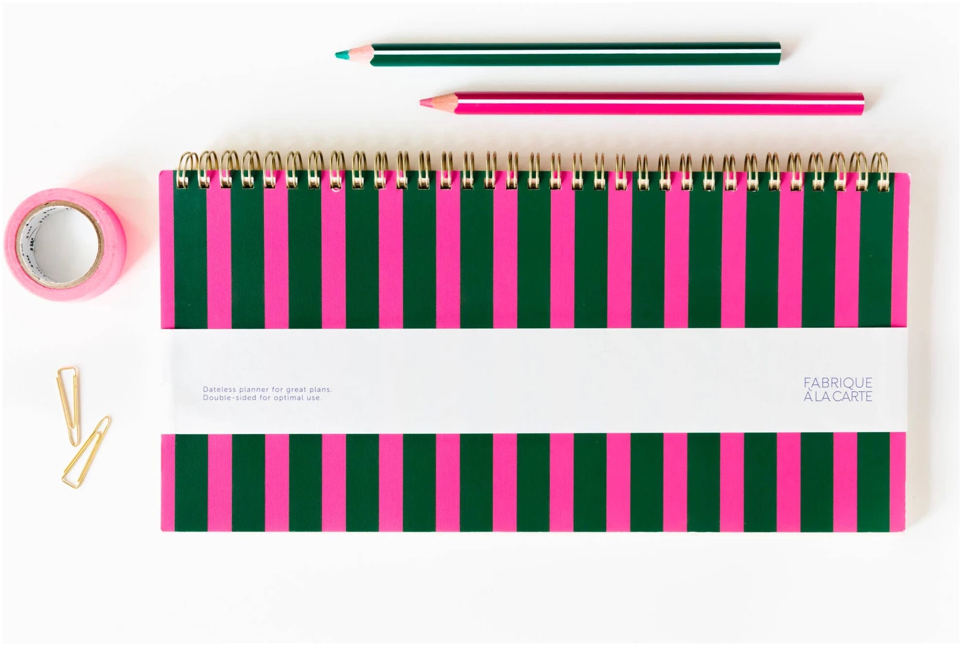 A-Journal Fabrique Deskplanner – Stripes